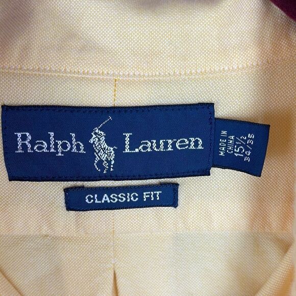 Polo Ralph Lauren Yellow Button Up - Picture 4 of 6